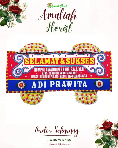 Papan Bunga Ucapan Selamat Nologaten